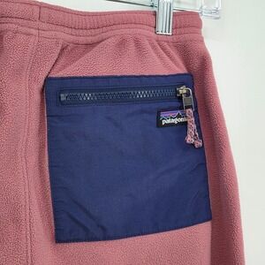 Patagonia Kid's Girls XL (14) Micro D Fleece Joggers‎ Mauve Pink Sweatpants